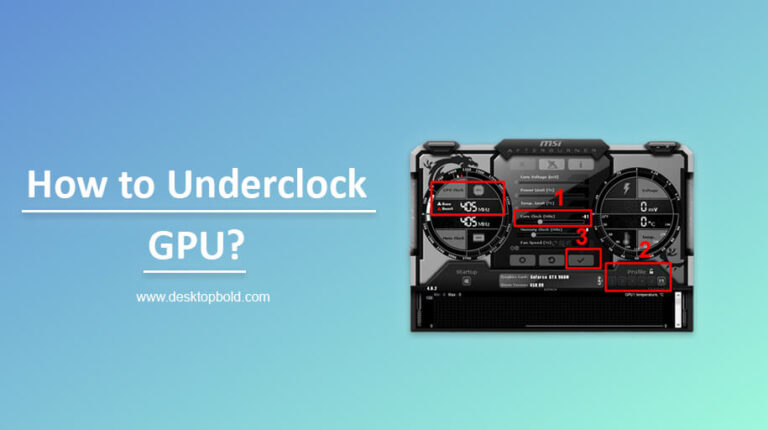 How to Underclock GPU?