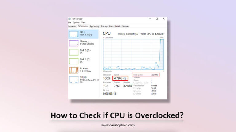 How to Check if CPU is Overclocked?