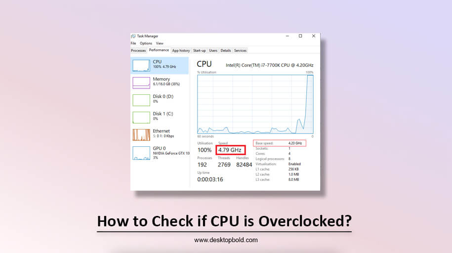 How to Check if CPU is Overclocked